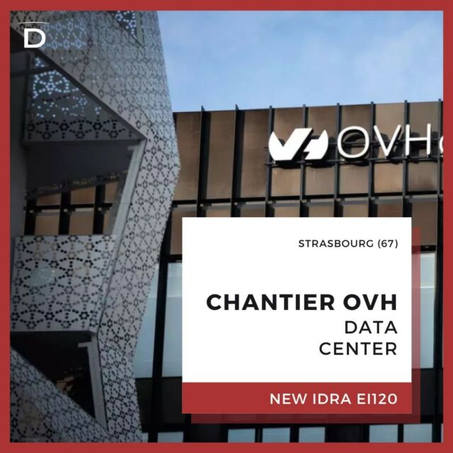 🏗️ CHANTIER : OVH
📍 OÙ : Strasbourg (67)
🚪 PRODUIT : 29 portes NEW IDRA EI120 en 1 et 2 vantaux

Pose de 29 portes métalliques techniques New Idra dont 13 en 1 vantail et 16 en 2 vantaux avec performances coupe-feu 120 minutes. 

Selon les modèles et les emplacements, elles sont équipées avec différentes options et accessoires : 
-	Ferme-porte à bras compas
-	Seuil PMR en aluminium
-	Casquette rejet d’eau (pour les portes donnant sur l’extérieur)
-	Serrure électrique 1 point CISA 12v à rupture
-	Kit imbotte 3 côtés acier 7/10e
-	Contact de sécurité à bille porte fermée

Sur les 29 portes, 6 donnent sur l’extérieur et possèdent par conséquent le marquage CE obligatoire dans ce cas de figure. 

Côté esthétique, encore une fois selon les modèles : 
Revêtement : laquage RAL 9010 ou 7016 (intérieur et extérieur)
Béquillage : 
-	Kit crémone pompier sur vantail semi-fixe (pour les portes 2 vantaux) 
-	Anti-panique No Panic avec ½ cylindre Extérieur ou béquille extérieur inox 

Ce projet a été suivi par notre commerciale Céline PRANEUF (départements 02/59/62/80). N’hésitez pas à la contacter si vous avez des projets sur ces secteurs : celine.praneuf@dierrefrance.fr et 06 15 08 55 83 

#chantier #dierrefrance #portes #portesmétalliquestechniques #portescoupefeu #sécurité #designitalien #chantier #ovh
