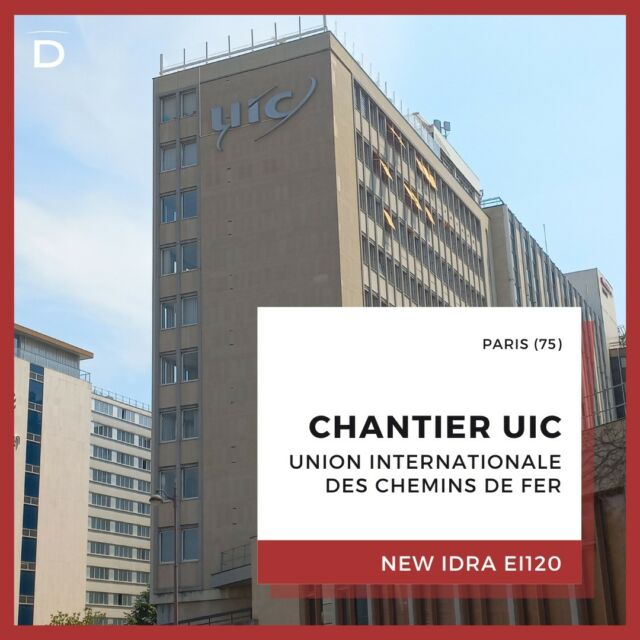 🏗️ CHANTIER : CHANTIER UIC
📍 OÙ : Paris (75)
🚪 PRODUIT : Portes NEW IDRA EI120 en 1 et 2 vantaux

Pose de portes métalliques techniques New Idra dont en 1 vantail et 2 vantaux avec performances coupe-feu 120 minutes. 

Selon les modèles et les emplacements, elles sont équipées avec différentes options et accessoires : 
-	Joints fumés froides montés sur le cadre,
-	Kit DAS CMSI et marquage NF, 
-	Contrôle d’accès par ventouse 300kg, 
-	Ferme-porte à glissière, 
-	Fenêtrage rectangulaire 300x400, 
-	Cadre Z ou tubulaire
-	Crémone pompier

L’ensemble des portes ont été fournies dans une finition ivoire de série. 

Ce projet a été suivi par notre commercial Romain BORDAS (départements 77/94). N’hésitez pas à le contacter si vous avez des projets sur ces secteurs : romain.bordas@dierrefrance.fr et 06 16 20 18 90 

#chantier #dierrefrance #portes #portesmétalliquestechniques #portescoupefeu #sécurité #designitalien #chantier #unioninternationaledescheminsdefer #uic